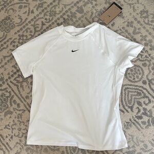 Nike Women's White Short Sleeve Compression Tee